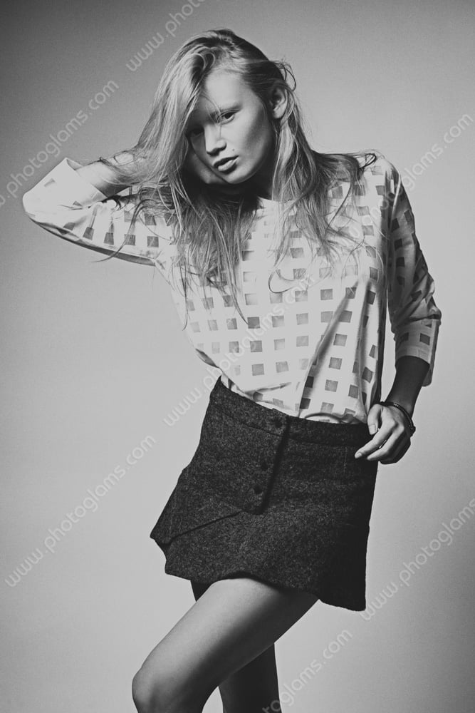 Photo de mode d'une jeune modèle amateur suédoise 